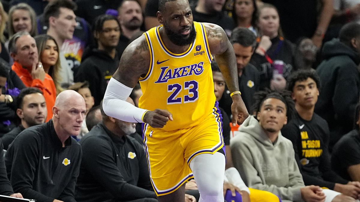 NBA In-Season tournament: LeBron James scores 32 points in Lakers’ 122-119 comeback victory over Suns