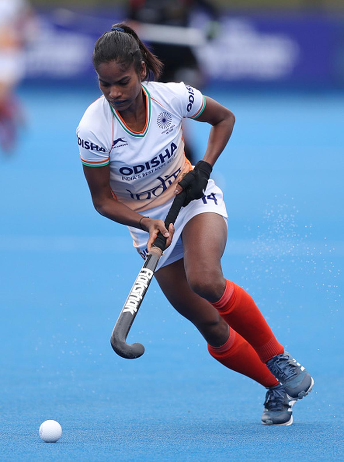 FILE PHOTO: Indian forward Sangita Kumari will represent Delhi SG Pipers in the women’s Hockey India League.