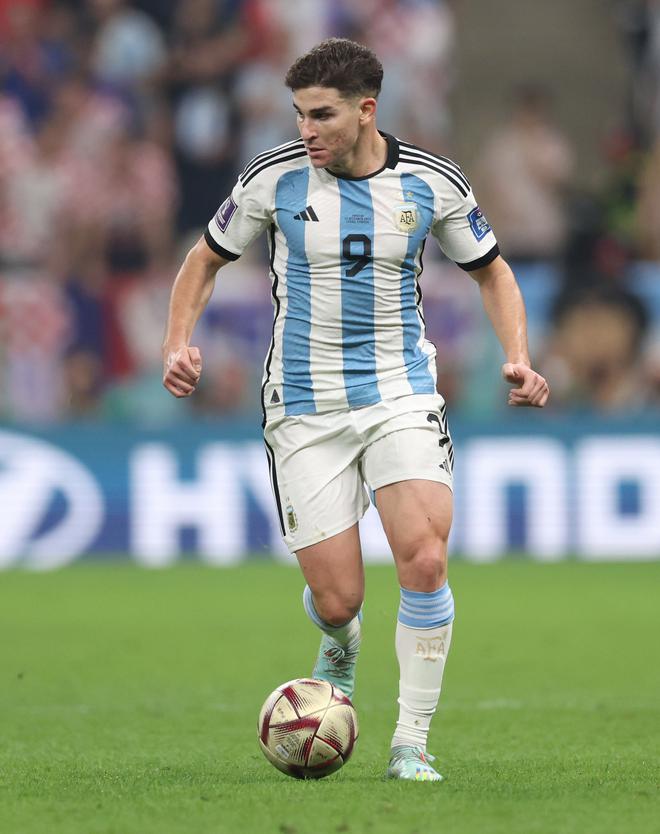 Julian Alvarez scored four goals for Argentina in the World Cup.