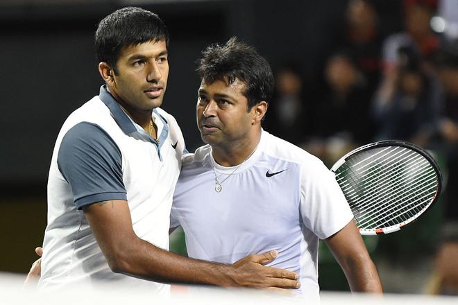 File Photo: Rohan Bopanna (L), Paes’ former colleague, will be in action at this year’s French Open, pairing with Matthew Ebden in the men’s doubles.