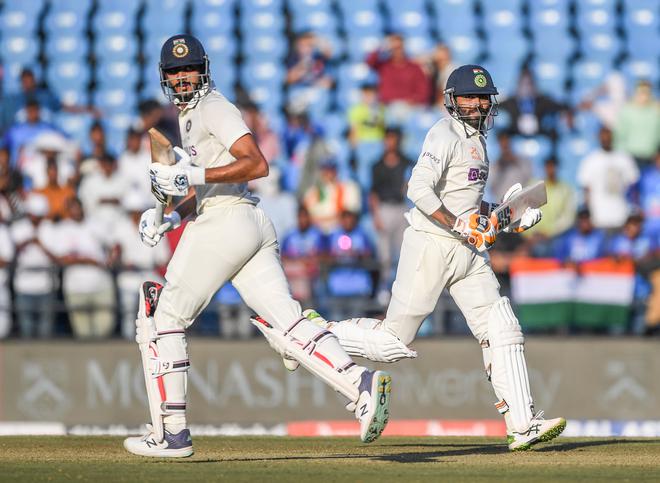 Ravindra Jadeja and Axar Patel stitched an 81-run partnership to ensure India ended with a lead of 144 runs on day two. 