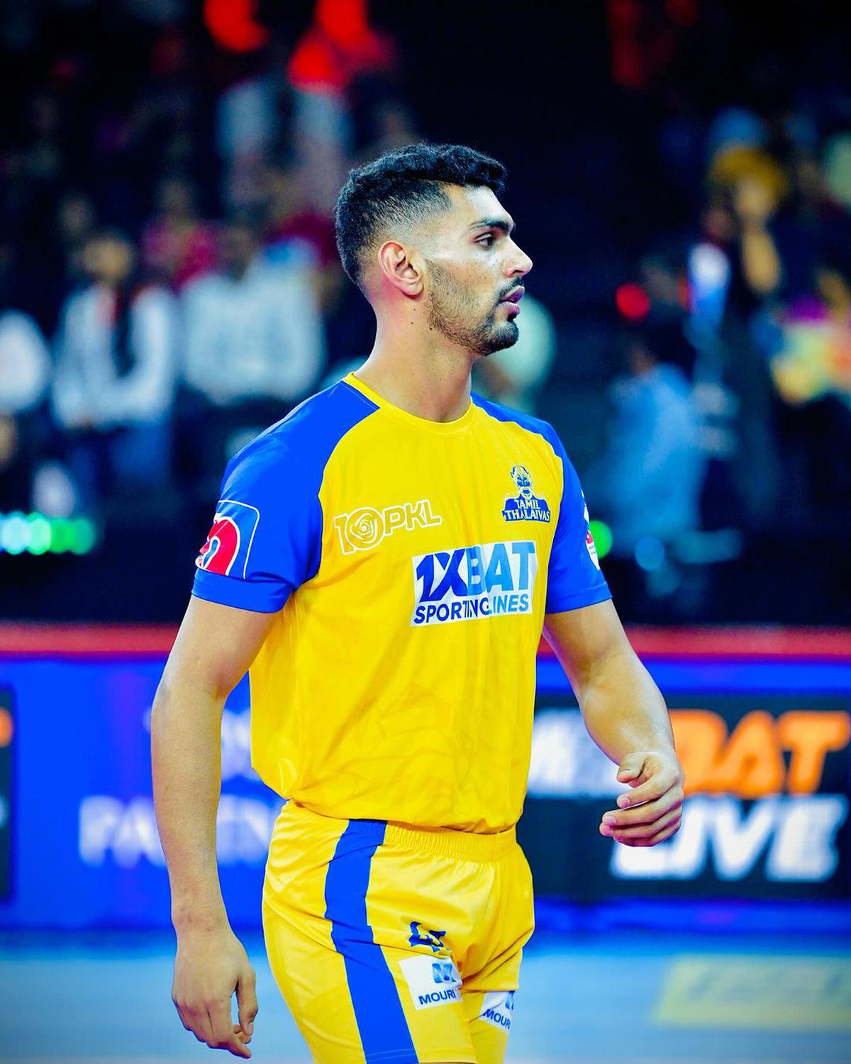 FILE PHOTO: Tamil Thalaivas’ Sagar Rathee.