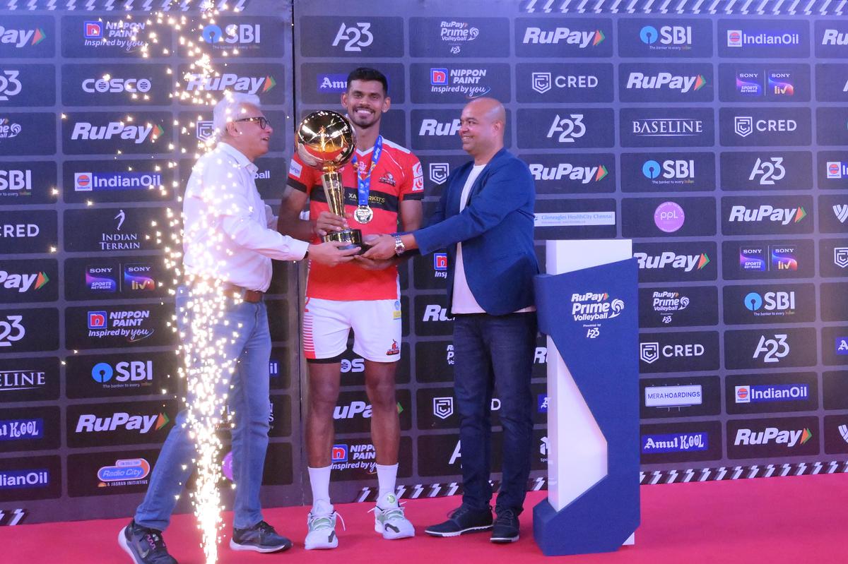 Calicut Heroes skipper Jerome Vinith won the Best Spiker and Most Valuable Player (MVP) awards.