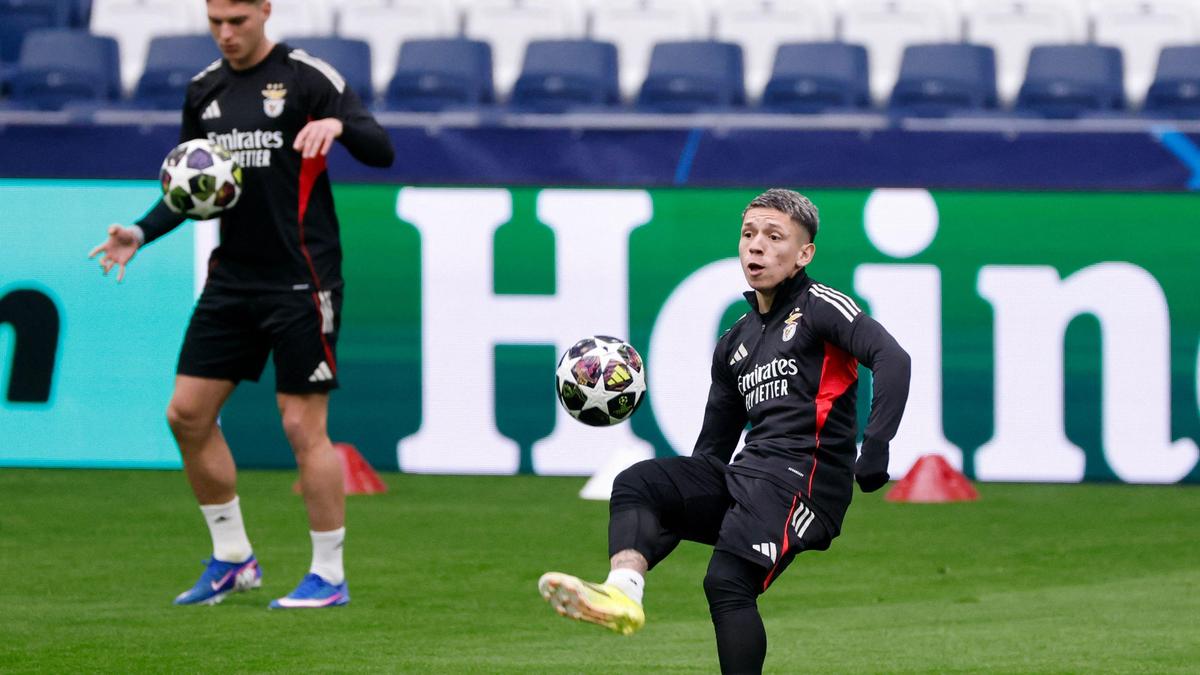 UEFA rejeita recurso de Prestiani do Benfica antes do confronto da Liga dos Campeões com o Real