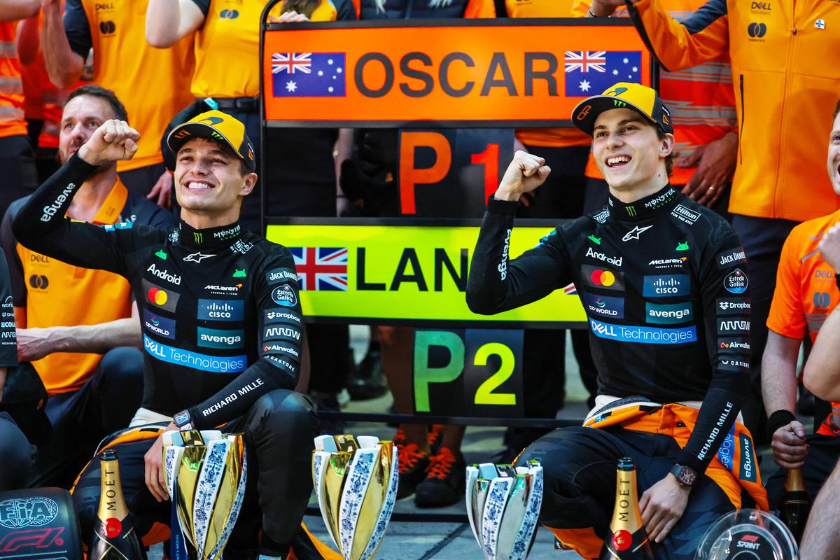 Lando Norris and Oscar Piastri managed a McLaren 1-2 at the Chinese Grand Prix
