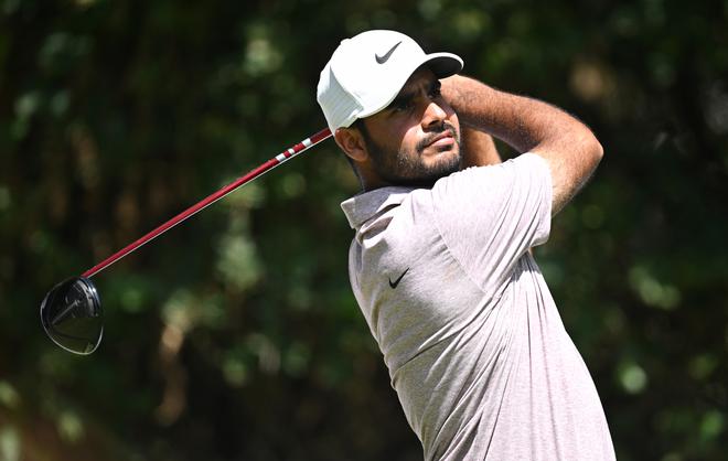 FILE PHOTO: Indian golfer Shubhankar Sharma.