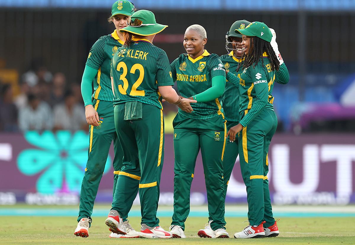 With the pitch offering some grip, left-arm orthodox Nonkululeko Mlaba (c) of South Africa can be a threat to India’s batting order. With the pitch offering some grip, left-arm orthodox Nonkululeko Mlaba (c) of South Africa can be a threat to India’s batting order.