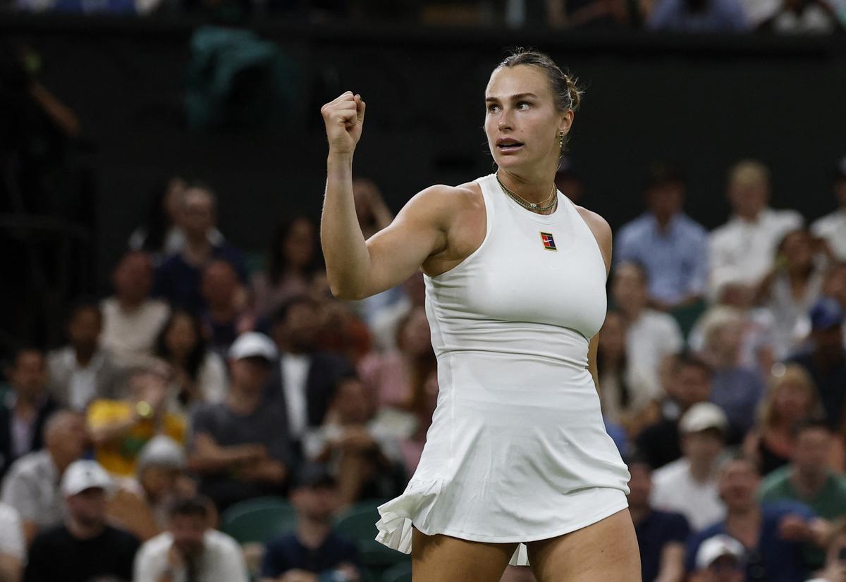 Então Sabalenka, a melhor semente, enfrentará Elise Mertens na Bélgica.