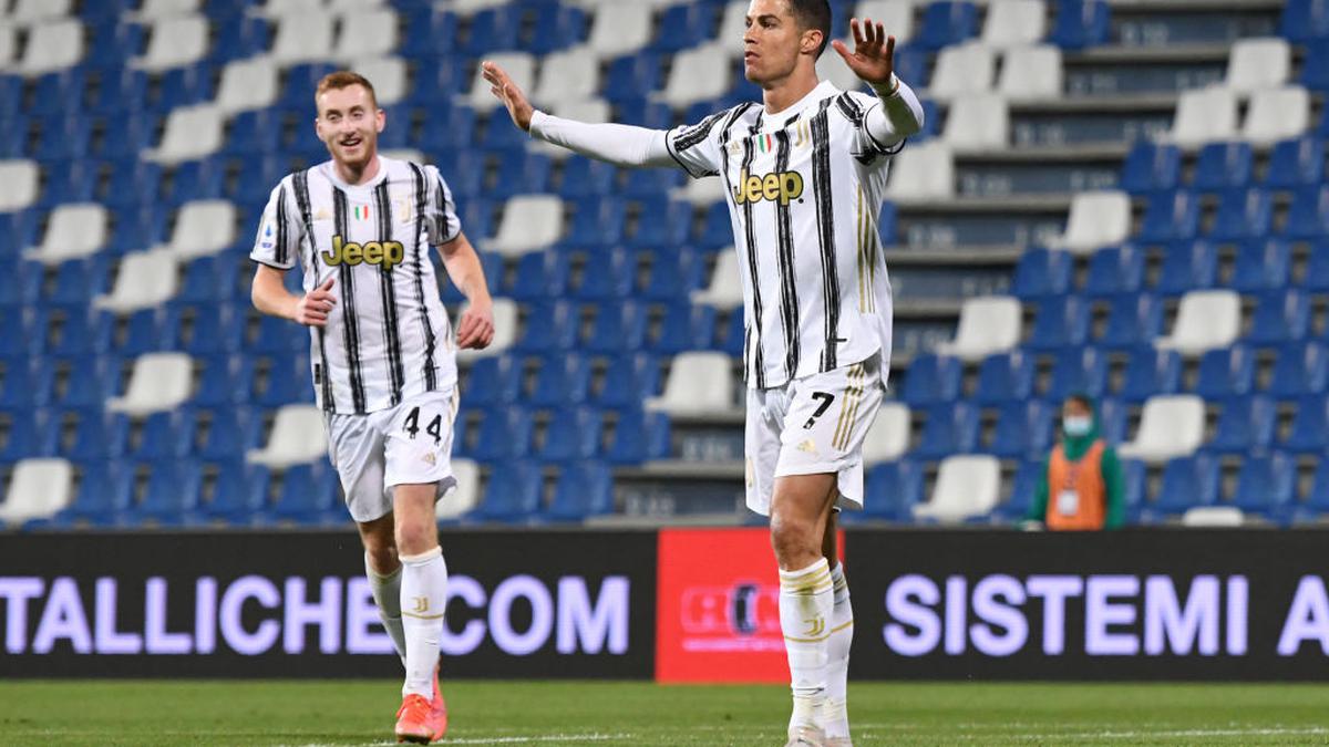 Cristiano Ronaldo, Paulo Dybala net 100th Juventus goal in vital Serie A win at Sassuolo