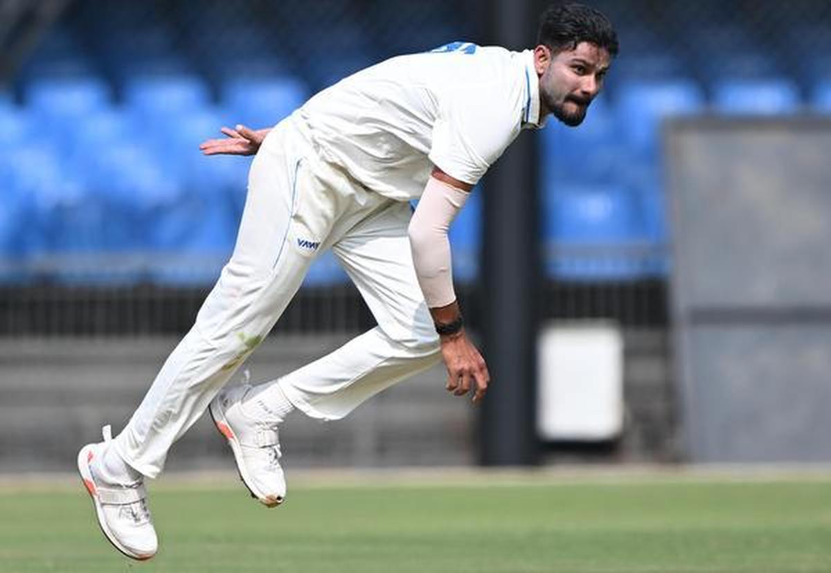 Kuldeep Sen, who picked up a five-for in the first essay, set up opener Yawer Hassan with a bouncer, before catching him flat footed with a fuller one.
