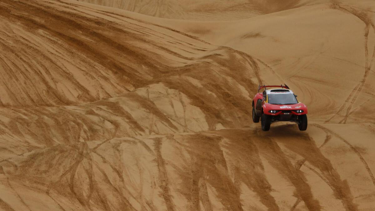 Loeb takes Dakar Rally stage after Sainz caught speeding