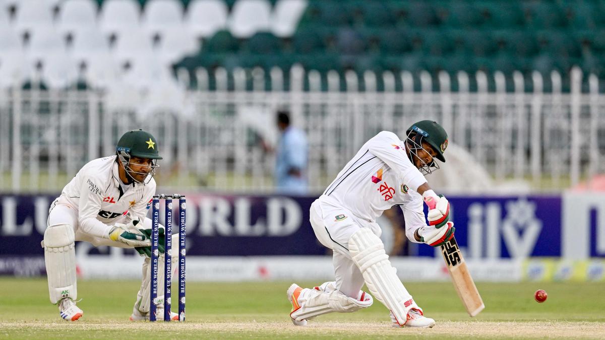 PAK vs BAN, 2nd Test: Rain halts Bangladesh’s bid for clean sweep after Pakistan’s batters falter