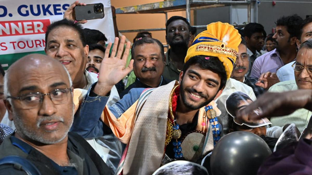 Gukesh arrives in Chennai after Candidates win: Of a hero’s welcome, overnight stardom and a whizz kid’s longing for his mother