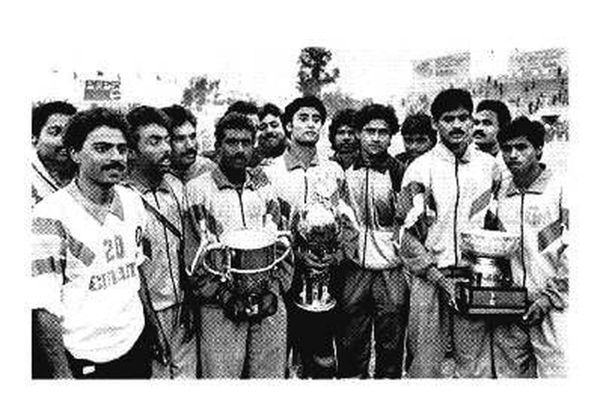 The victorious East Bengal learn which won the Durand Cup, brating Tata Football Academy in the final in New Delhi on Saturday.