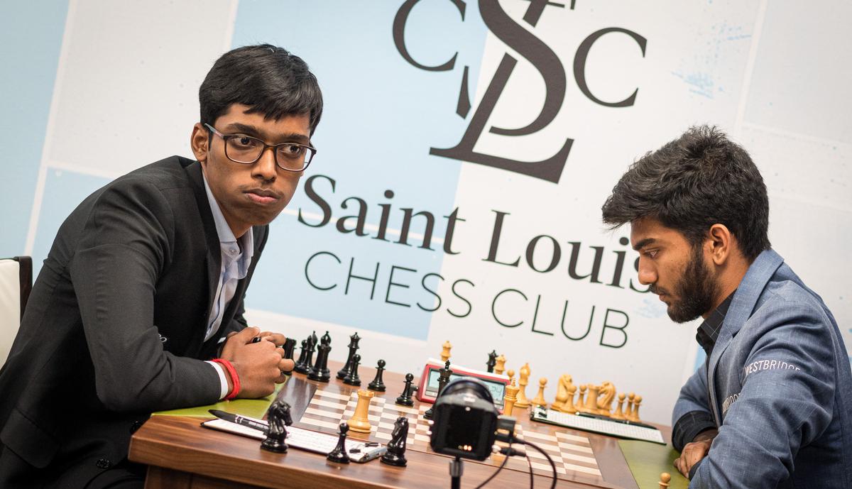 Upper hand: Praggnanandhaa believes his teammate and fellow Grandmaster, D. Gukesh, will be the favorite in this year’s World Championship match against Ding Liren.