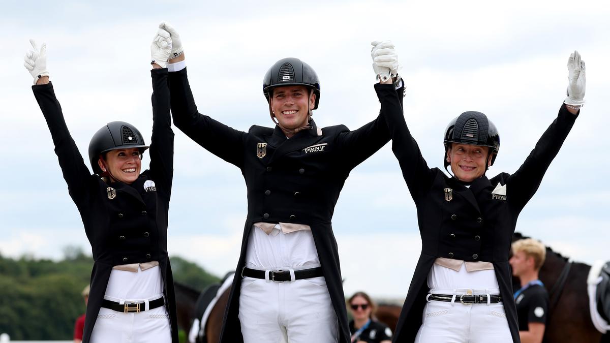 Paris Olympics 2024: Germany wins dressage team gold ahead of Denmark and Britain