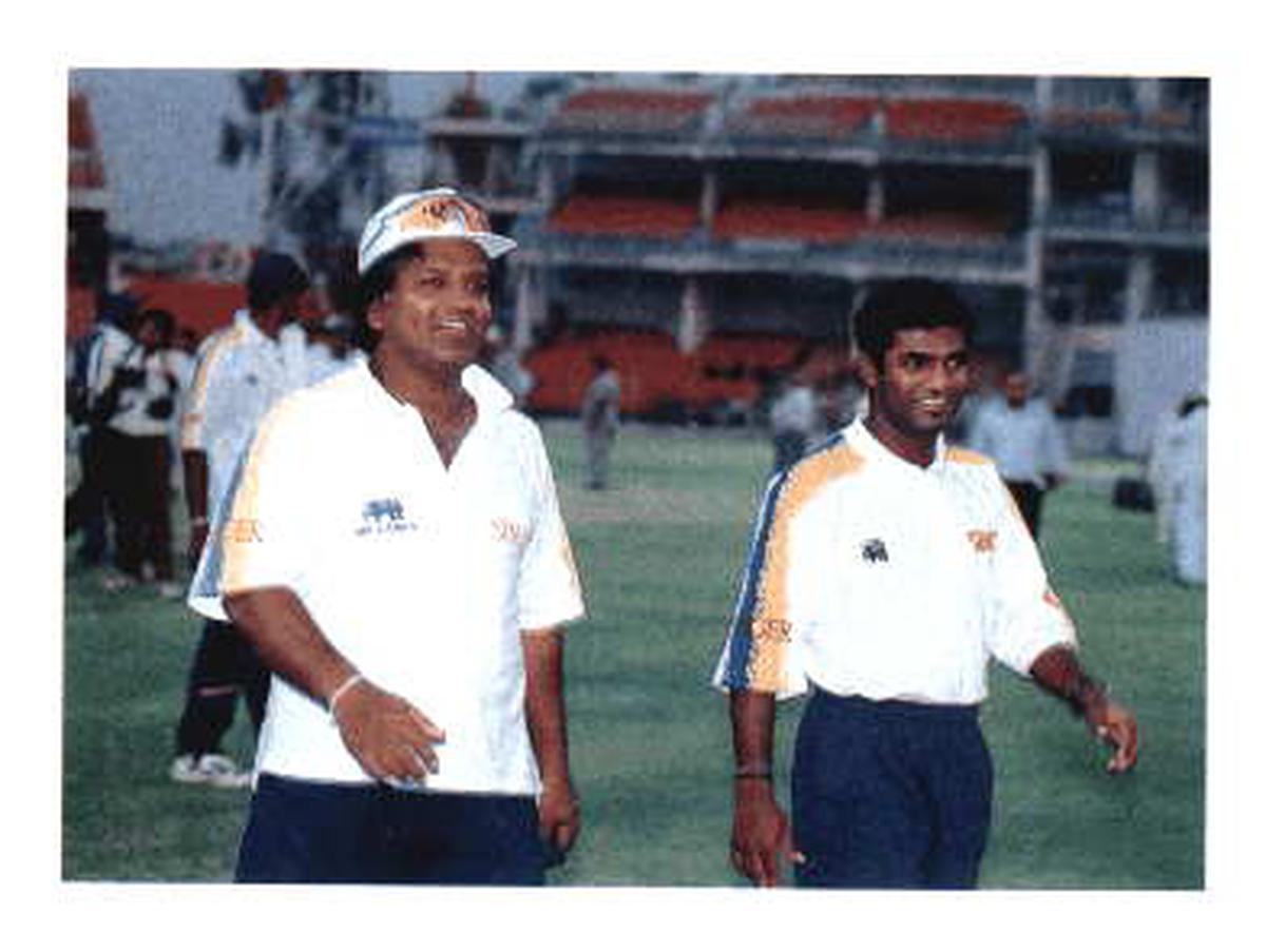 A friend in need: Muttiah Muralitharan said that he the former Sri Lanka captain beside him during turbulent times and that is something he remembers clearly.