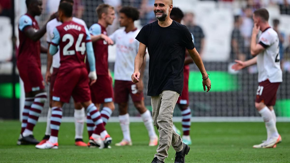 VIDEO: Guardiola proud of team and new signing Doku as Man City beats West Ham