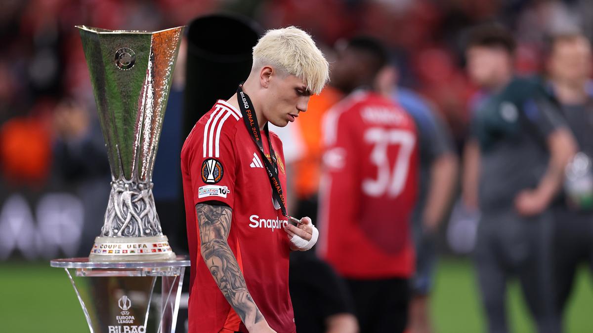 Garnacho casts doubt on Man United future after Europa League final snub