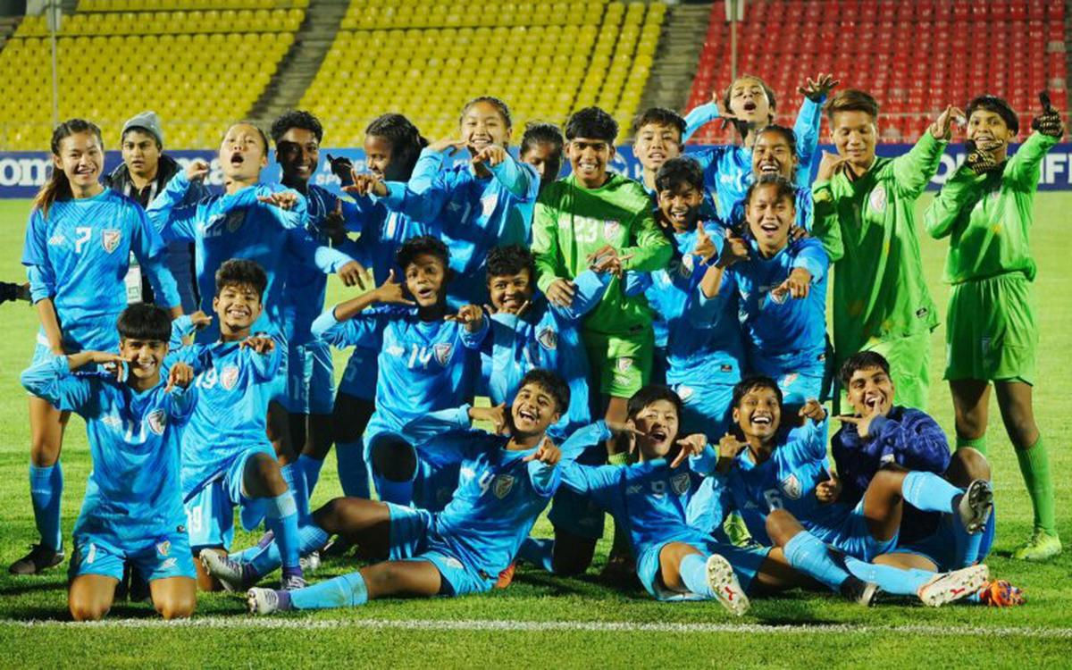 The U-17 Indian women’s national team.