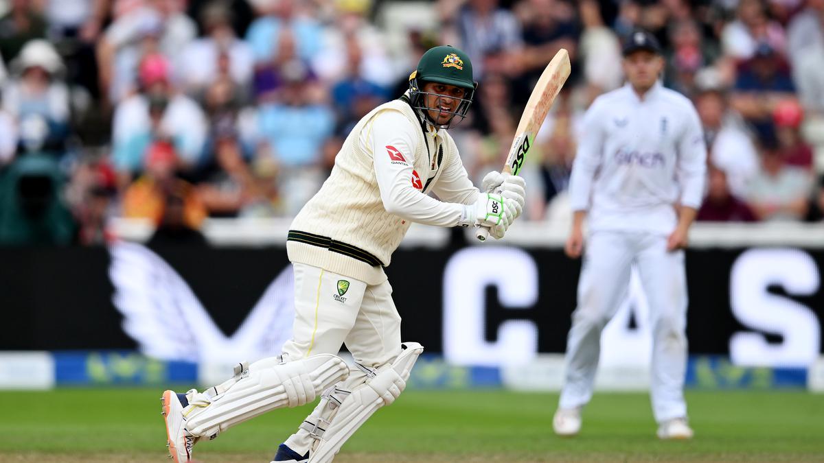 Australia’s Khawaja reins in ‘Little Uzzie’ to set up Ashes run chase