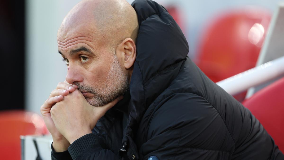 Guardiola goes seven straight games without win for the first time