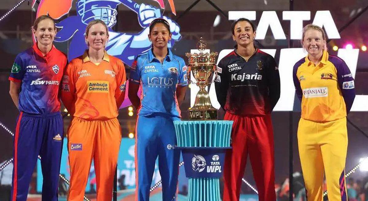 Captains of the five IPL teams -- Meg Lanninhg (DC), Beth Mooney (GG, Harmanpree.t Kauur (MI), Smriti Mandhana and Alyssa Healy head of yo0ur during the 2024 edition