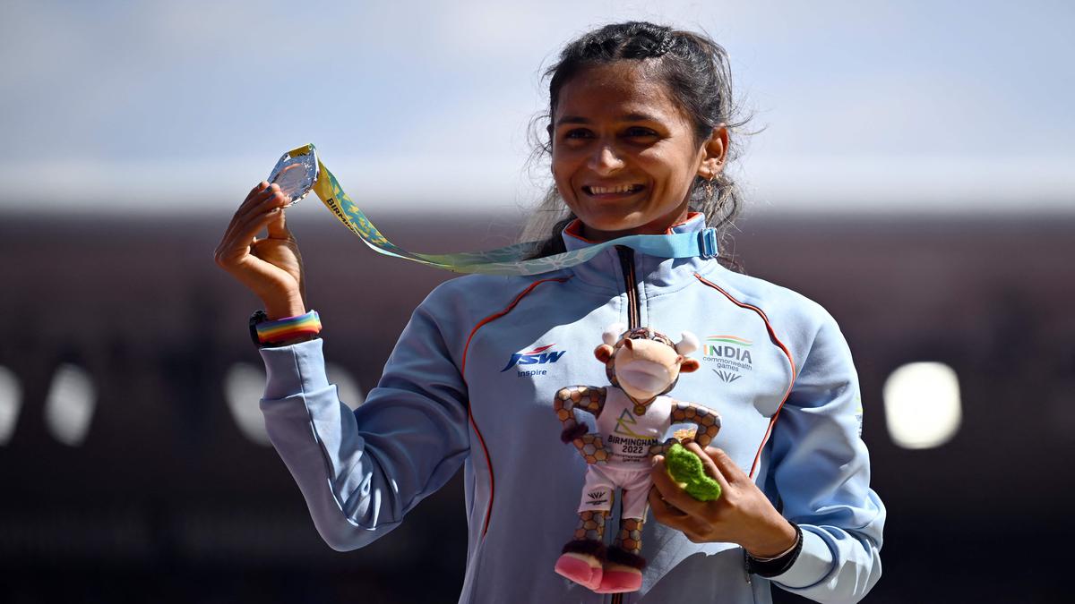 Priyanka wins silver in women’s 10,000m race walk at Commonwealth Games