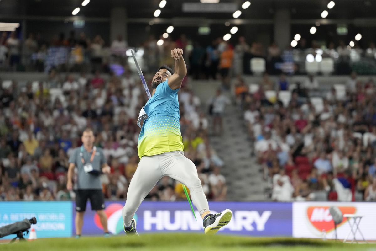 Rockstar performance: The 27-year-old Kishore Jena, who had never even competed internationally before 2023, threw a new personal best and was fourth at one point.