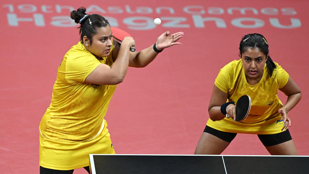 Asian Table Tennis Championships 2024 AyhikaSutirtha pair reaches