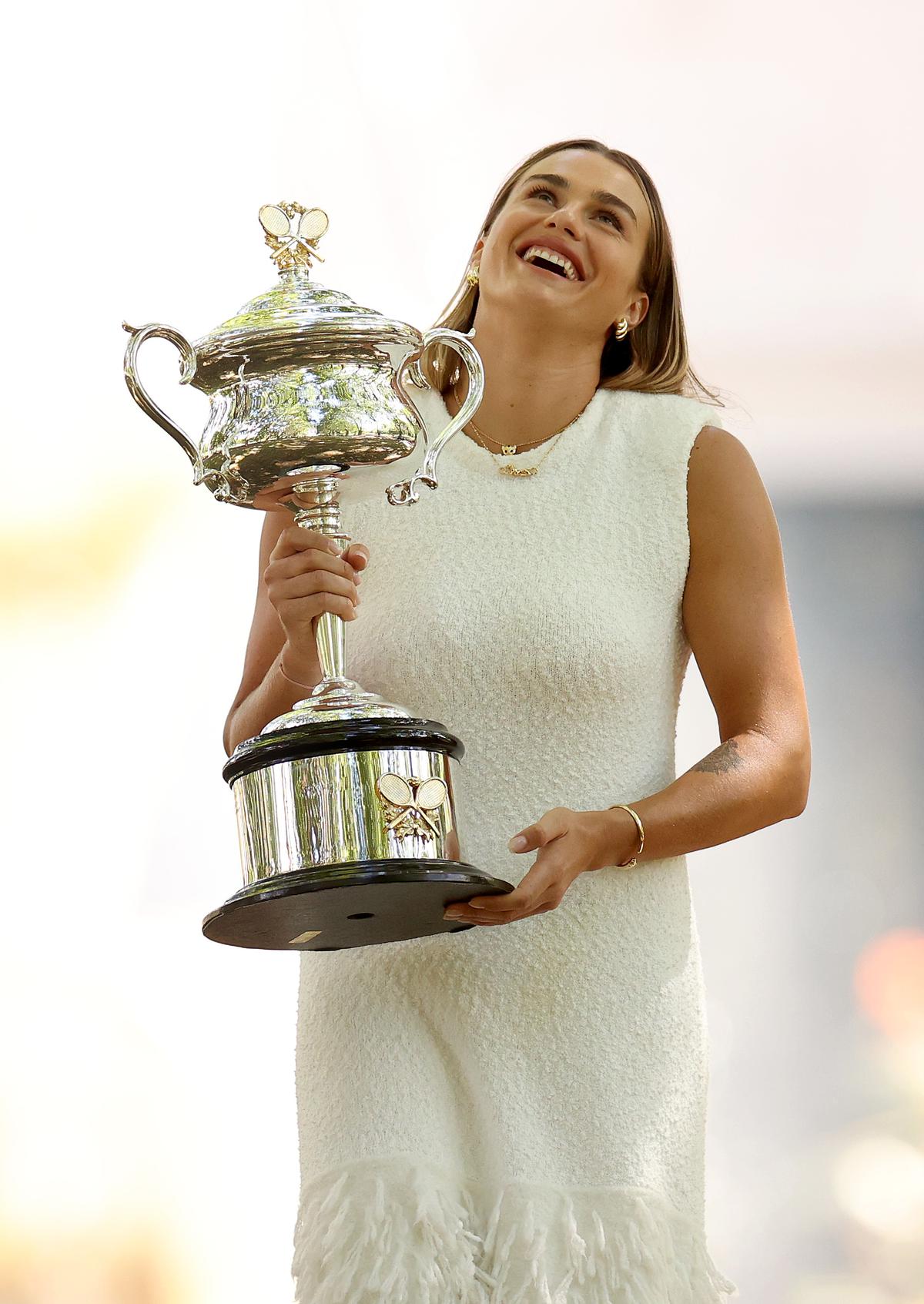 Sabalenka became the first woman to reach consecutive finals at Melbourne Park since Serena Williams in 2015-17.