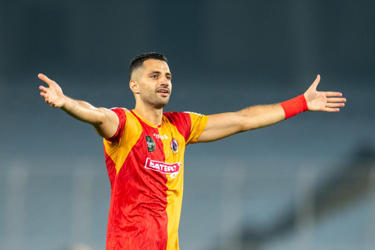 Hijazi Maher of East Bengal FC.