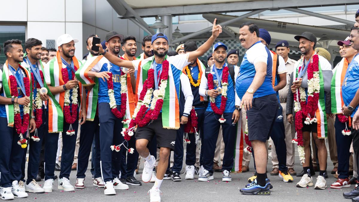 Indian men’s hockey team returns to heroes’ welcome from Paris 2024 Olympics