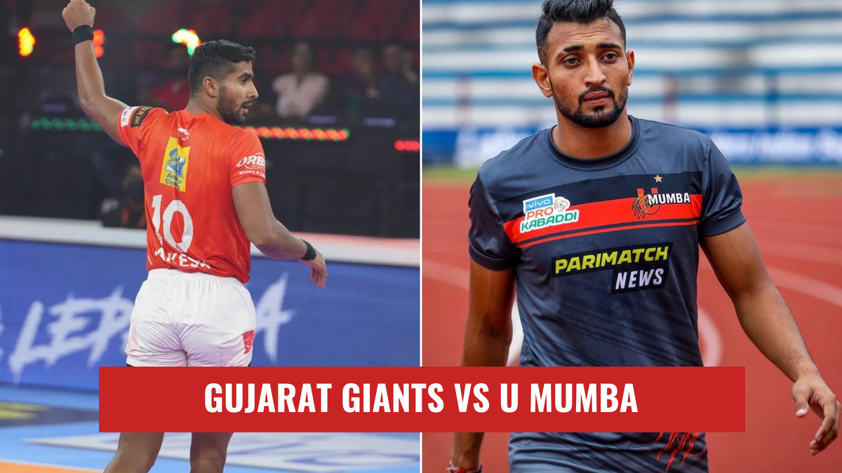 Gujarat Giants 29-37 U Mumba Highlights, Pro Kabaddi 2022: Heidarali Ekrami, Guman Singh shine in U Mumba win against Gujarat Giants