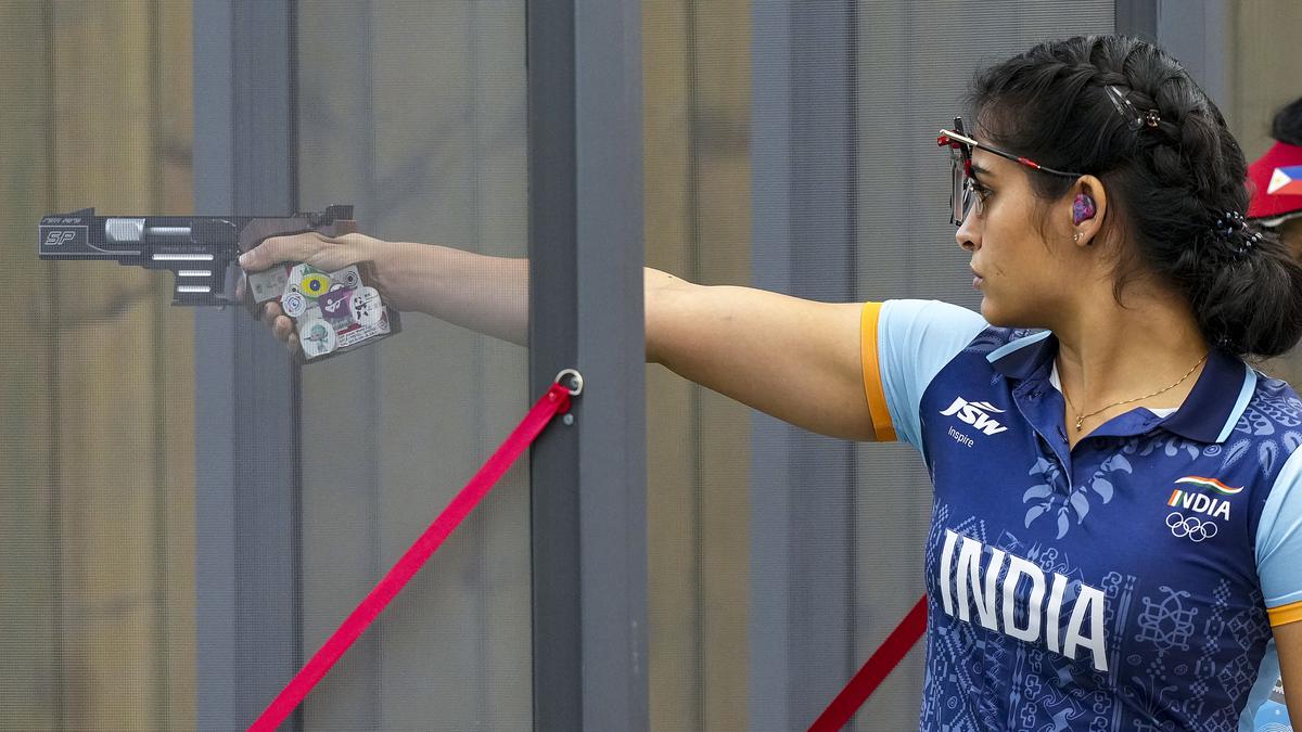 Asian Shooting Championships Manu Bhaker finishes fifth, secures 11th