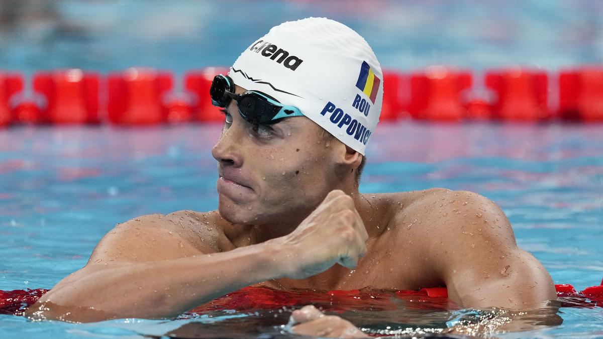 Paris 2024 Olympics: Romania’s Popovici takes men’s 200 metres freestyle gold