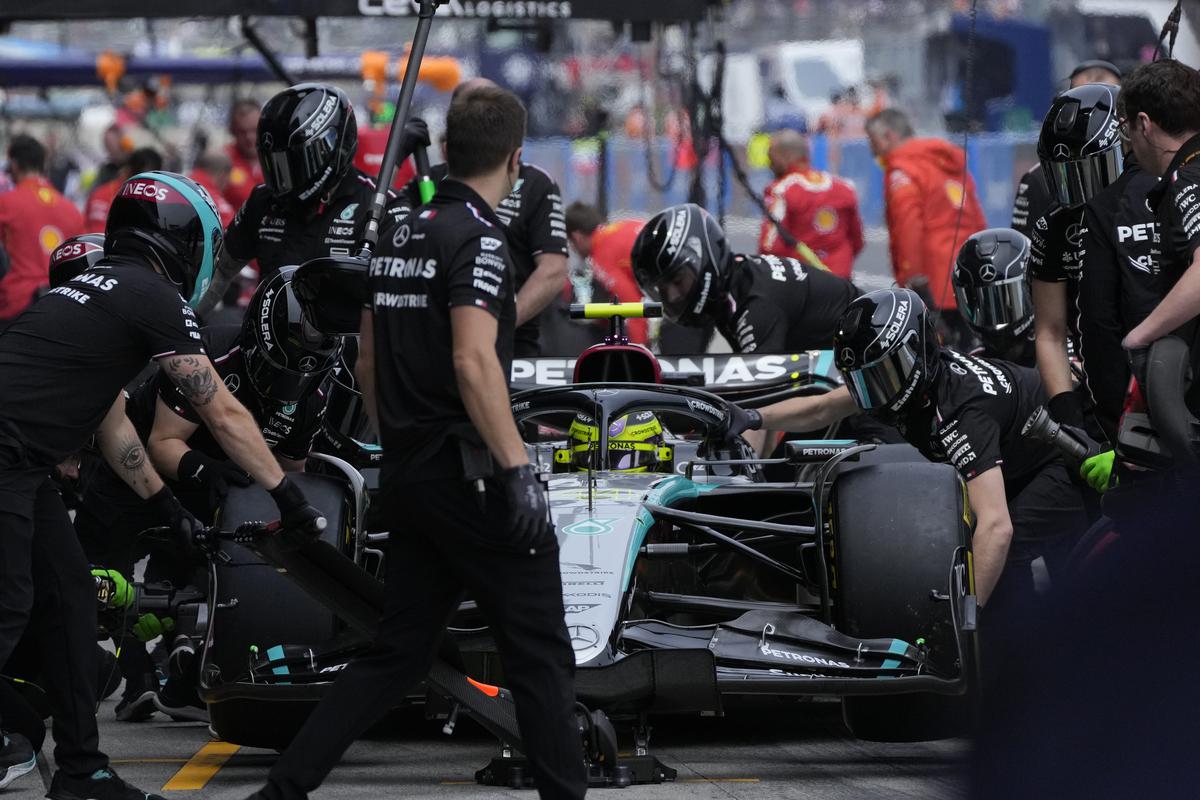 Despite finishing ninth, Mercedes driver Lewis Hamilton sounded optimistic about the car getting better.