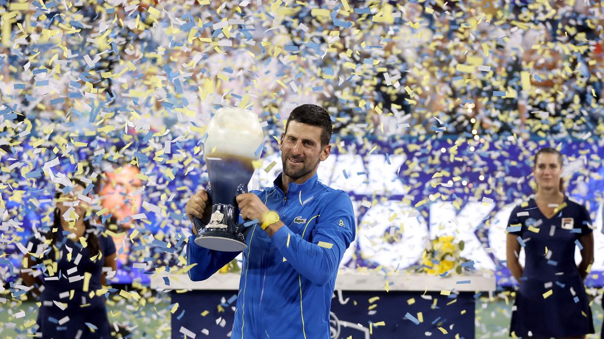 IANS LIVE-ATP RANKING: DJOKOVIC CLOSES IN ON WORLD NO. 1 ALCARAZ AFTER  CINCINNATI TITLE; RUNE ACHIEVES CAREER-HIGH OF WORLD NO.4