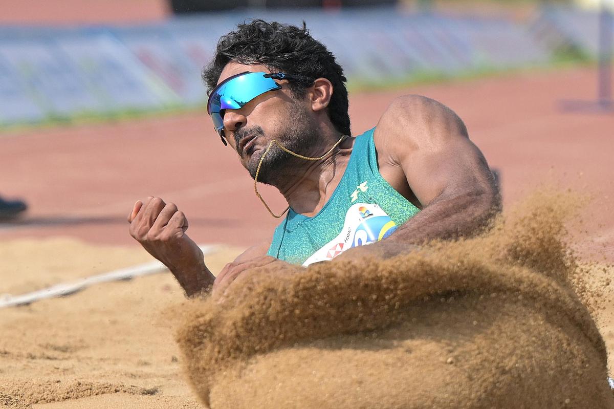 After Gurindervir and Vishal’s performances, though, it was unlikely that Tejaswin would settle for anything less than a place in history of his own, and he did just that on Saturday.