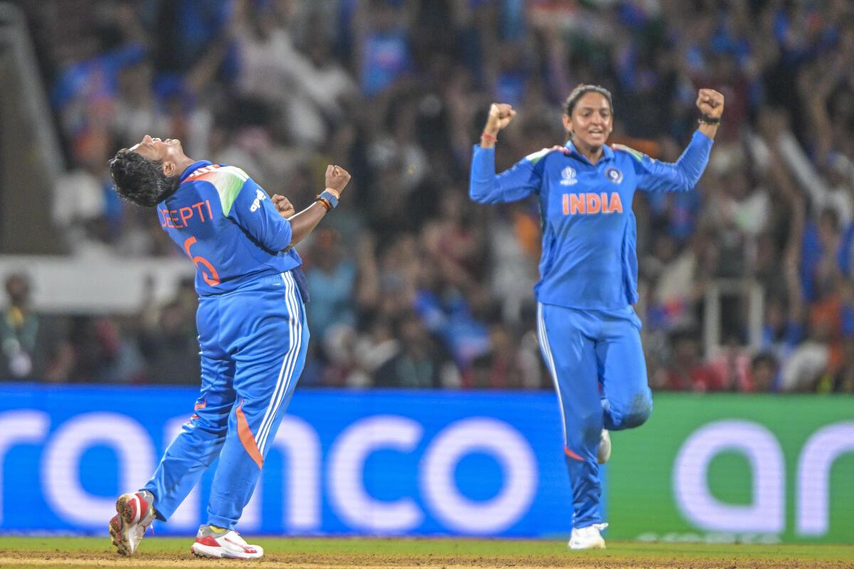Deepti Sharma came good with bat and ball for India in the final of the 2025 ODI World Cup.