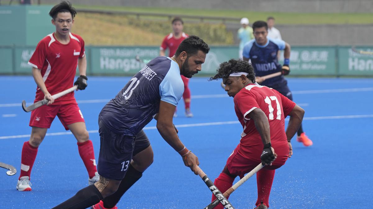 Asian Games 2023: Indian men’s hockey team thrashes Singapore 16-1, extends winning run