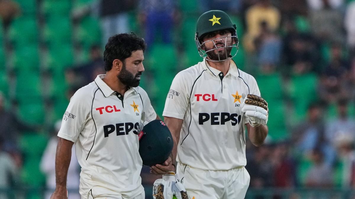 PAK vs SA Live Score, 1st Test Day 2: Pakistan 373/8; Muthusamy takes five wickets; Salman Agha nears century