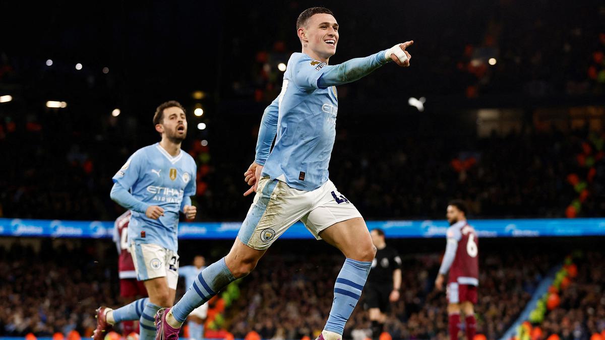 Premier League: Foden scores a hat-trick as Man City routs Aston Villa ...