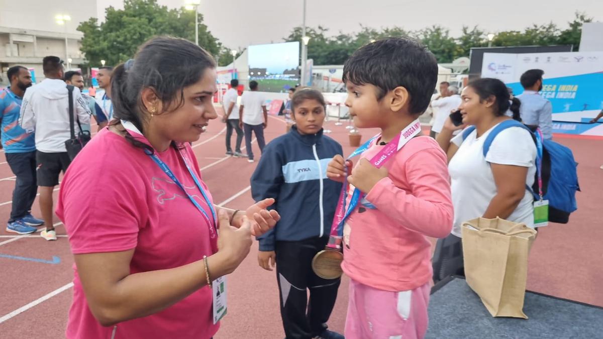 Victory for motherhood as Sarita Singh claims National Games gold in women’s hammer throw