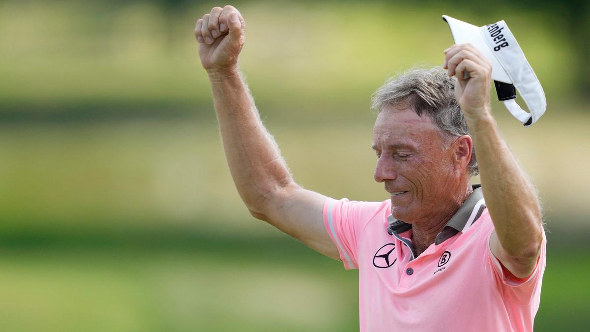 Bernhard Langer units PGA Tour Champions profession victory document