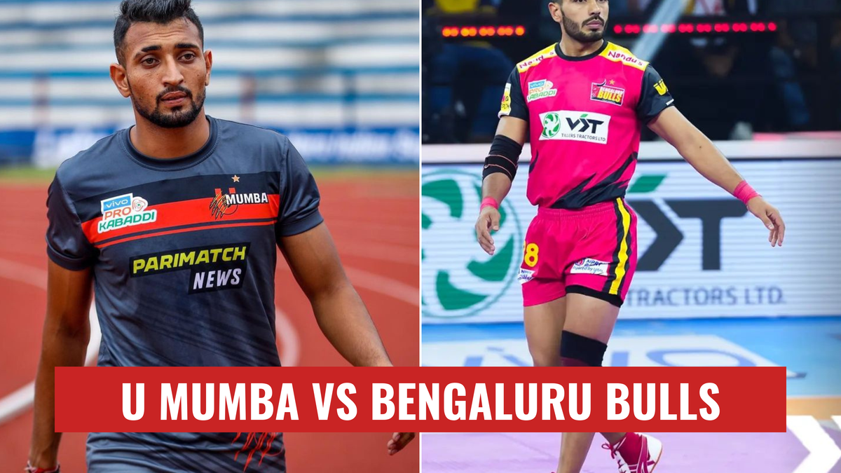 U Mumba 32-42 Bengaluru Bulls, Highlights Pro Kabaddi 2022: Bharat leads Bulls to 10-point win after trailing by 13 at halftime