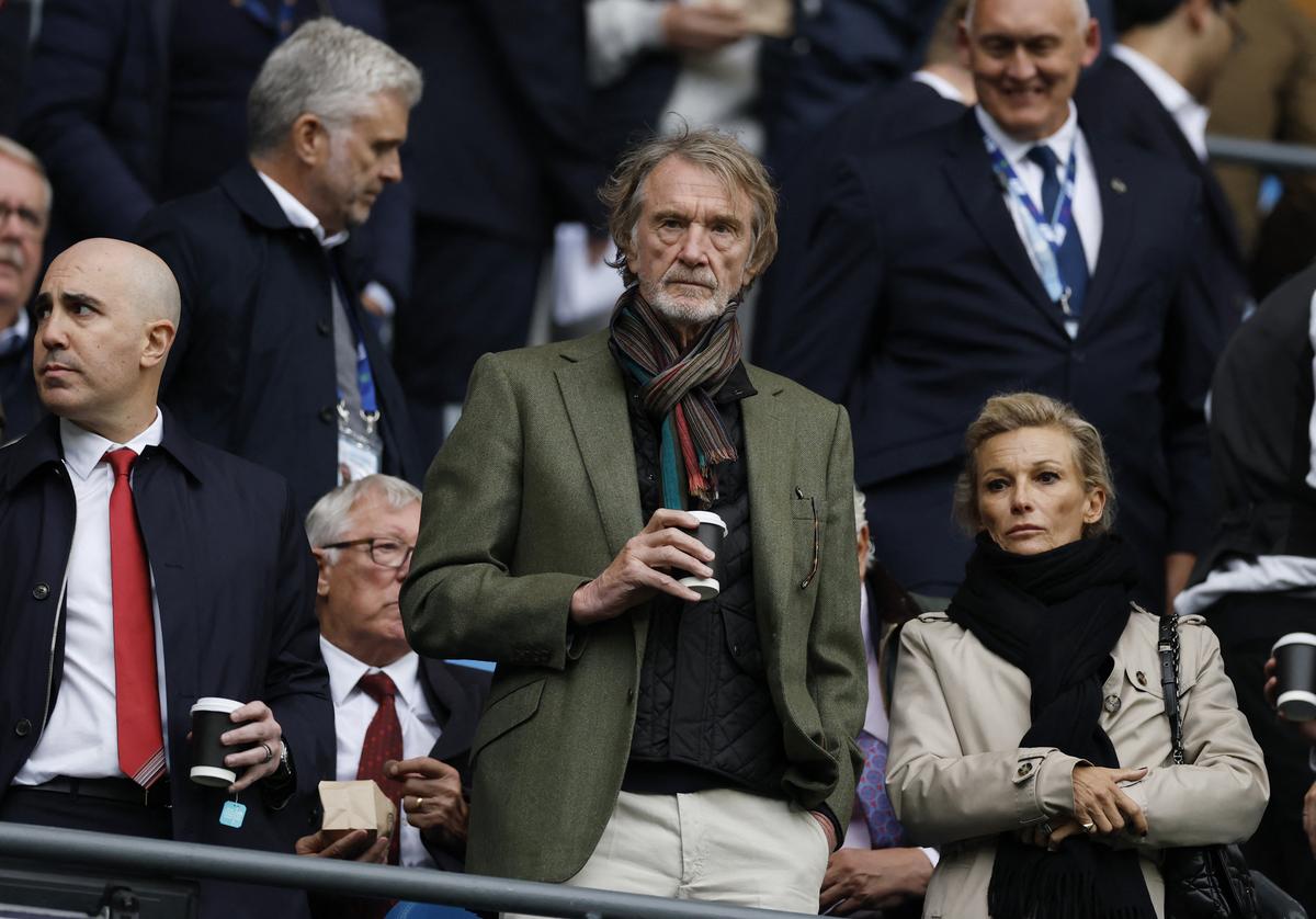 FILE PHOTO: While the American Glazer family retains majority control of the 20-time champion of England, Jim Ratcliffe rejected suggestions it could instruct him to sack Amorim.