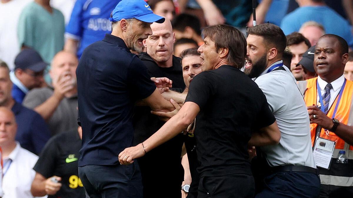 Premier League: Tuchel, Conte get red cards in fiery Tottenham vs Chelsea 2-2 draw