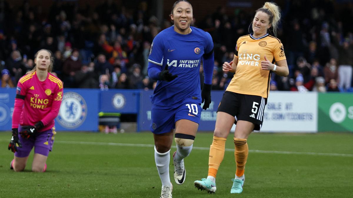 Women’s Super League: Lauren James steers Chelsea to win over Leicester, City crushes Tottenham 7-0