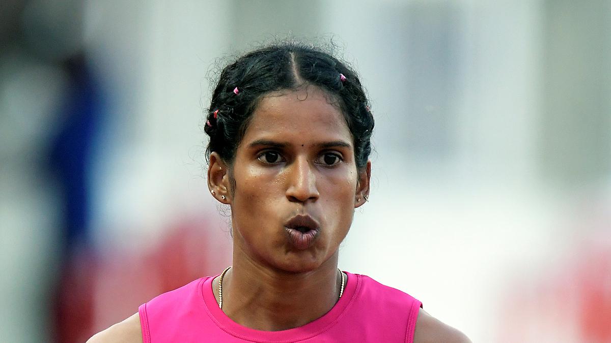 Vithya equals PT Usha's national record in women's 400m hurdle